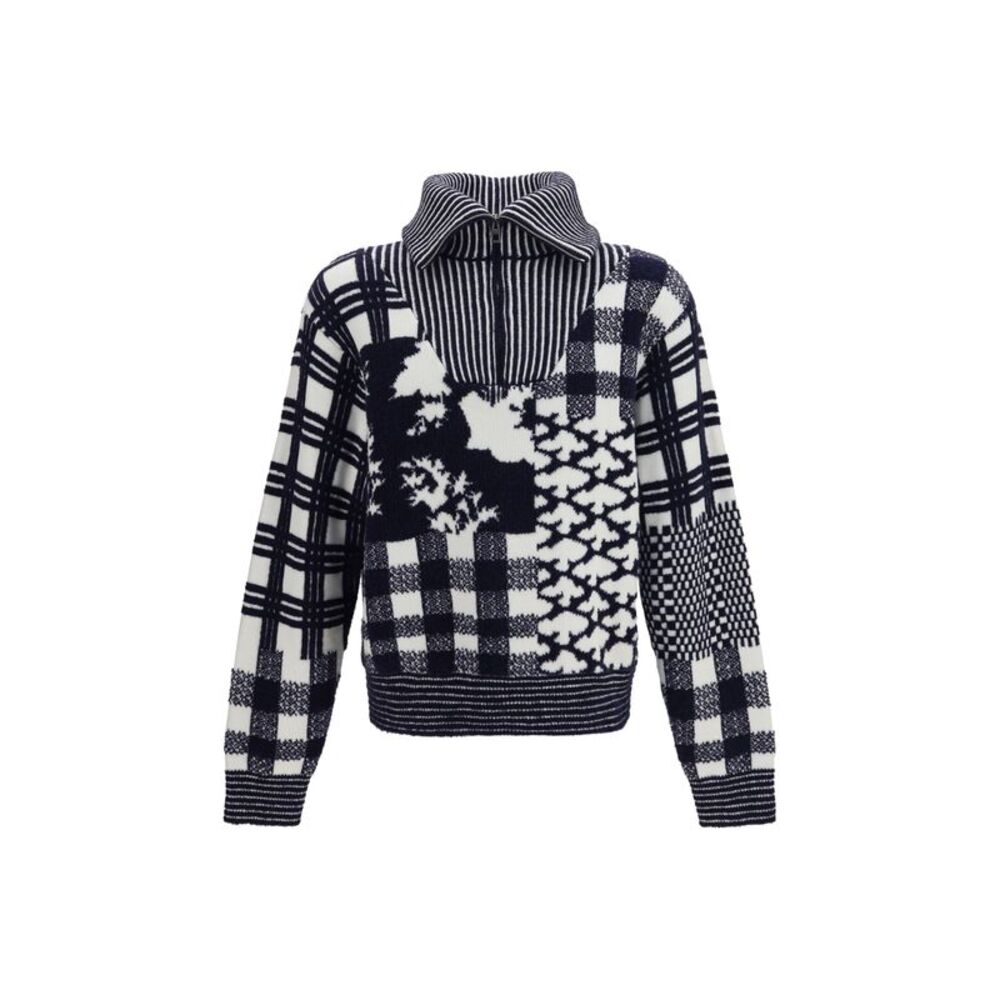 Loewe Men Wool Zip Sweater